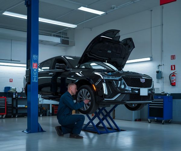 Black Cadillac Ct5 - GM Certified Collision Repair Cliff's Body Shop Scotia New York