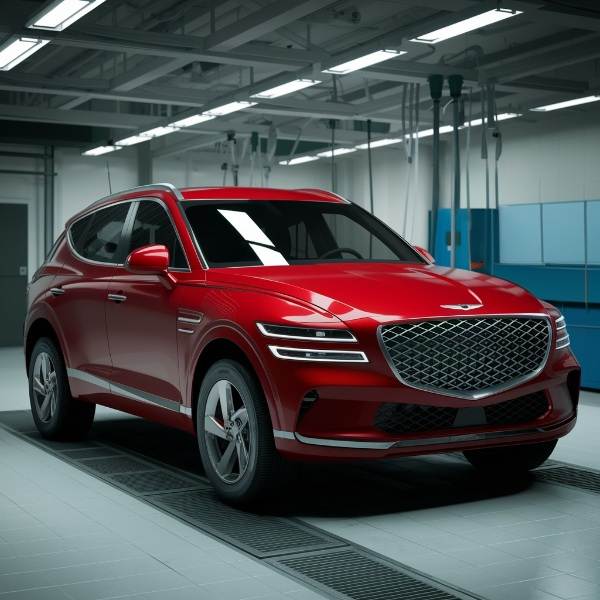 cliffs body repair genesis certified collision repair red genesis in body shop